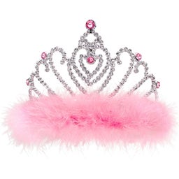 Widmann Tiara with Pink Marabou - 1 item