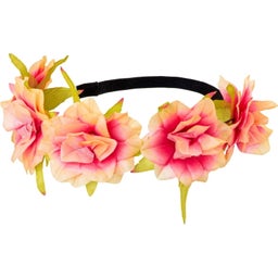 Widmann Headband / Hairband with Pink Flowers - 1 item