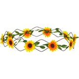 Widmann Flower Tiara with Sunflowers