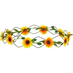 Widmann Flower Tiara with Sunflowers - 1 item