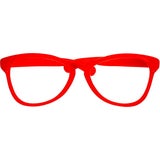 Widmann Giant Red Glasses