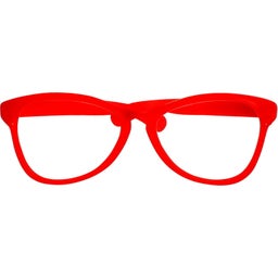 Widmann Rote Riesenbrille - 1 Stk