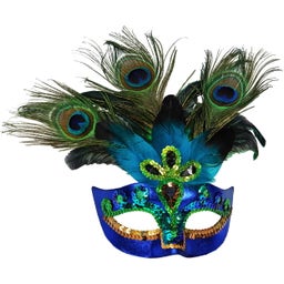 Widmann Peacock Mask - 1 item