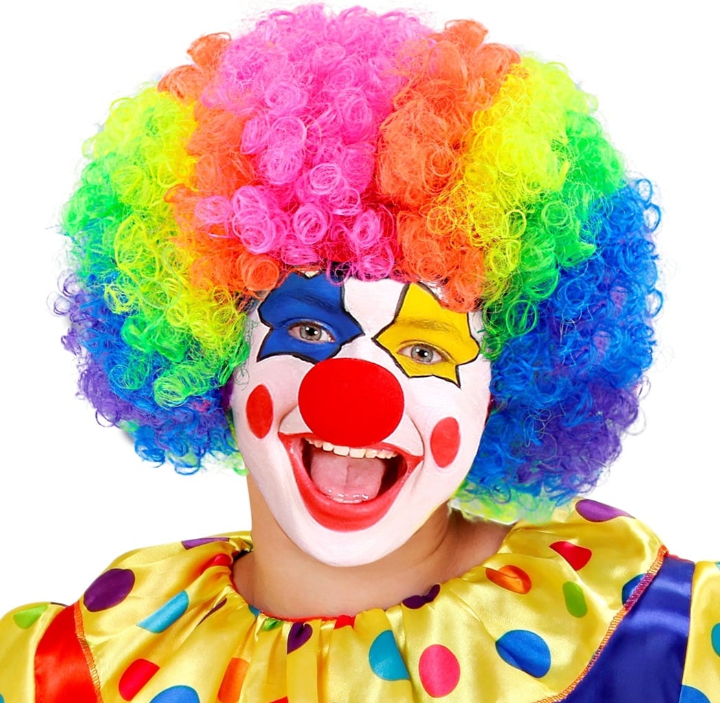 Widmann Peruk Clown för Barn