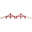 Brio Double Suspension Bridge  - 1 item