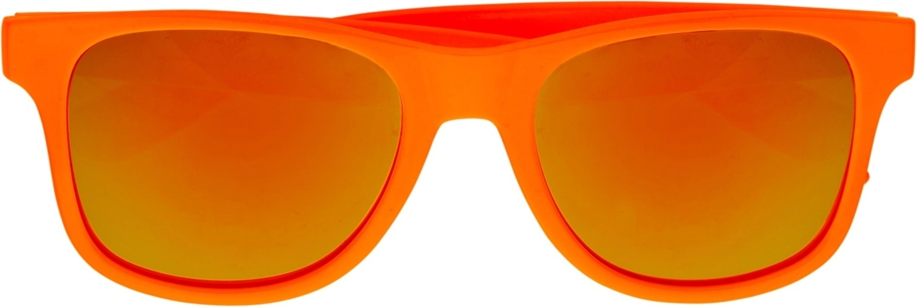 Widmann Neon 80er Jahre Brille - Neon-Orange