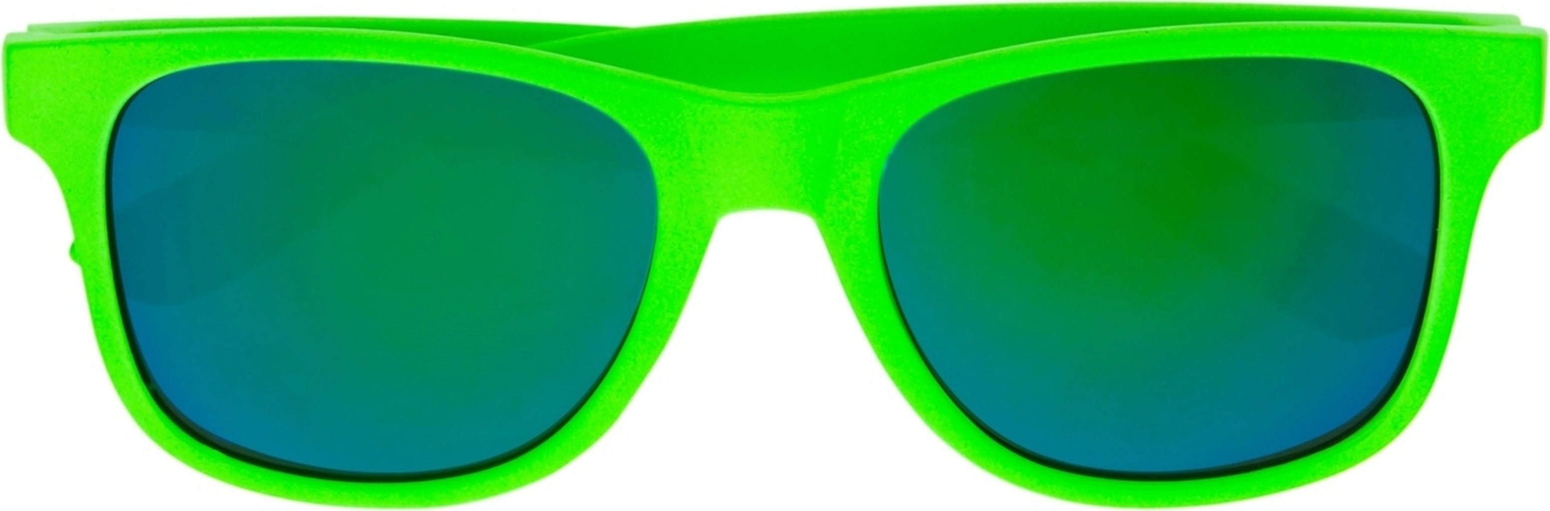 Occhiali Neon Anni '80, Verde neon