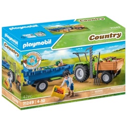 PLAYMOBIL 71249 - Country - Traktor mit Hänger - 1 item