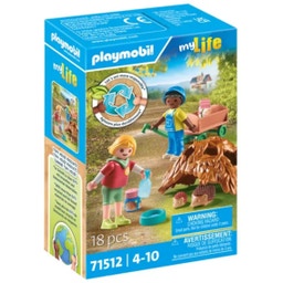 PLAYMOBIL 71512 - my Life - Pflege der Igelfamilie