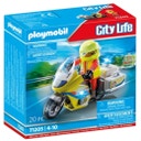 71205 - City Life - Notarzt-Motorrad mit Blinklicht