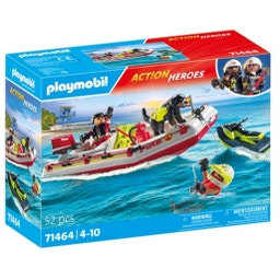 71464 - ACTION HEROES Fireboat with Aqua Scooter