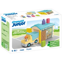 PLAYMOBIL 71686 - JUNIOR LKW mit Sortiergarage