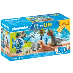 PLAYMOBIL 71448 - my Life - Tierfütterung