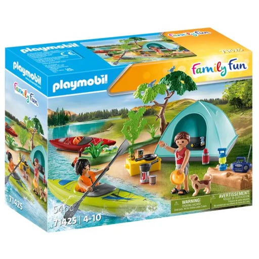 【未使用】プレイモービル playmobil 5252 アメリカインディアン PLAYMOBIL 71425 - Family Fun - Campsite with Campfire - Playpolis