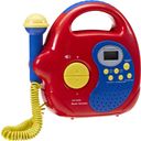 Music Player, Radio And Mp3 Player With Microphone, Colourful