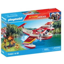 71463 - ACTION HEROES Feuerwehrflugzeug mit Löschfunktion