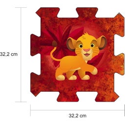 Schaumstoff-Puzzle Disney König der Löwen, 8 Teile - 1 Stk