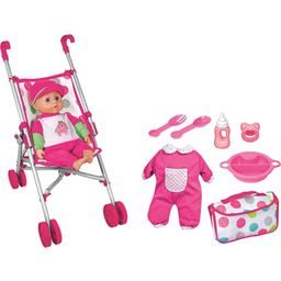 Toy Place Puppen-Buggy Set