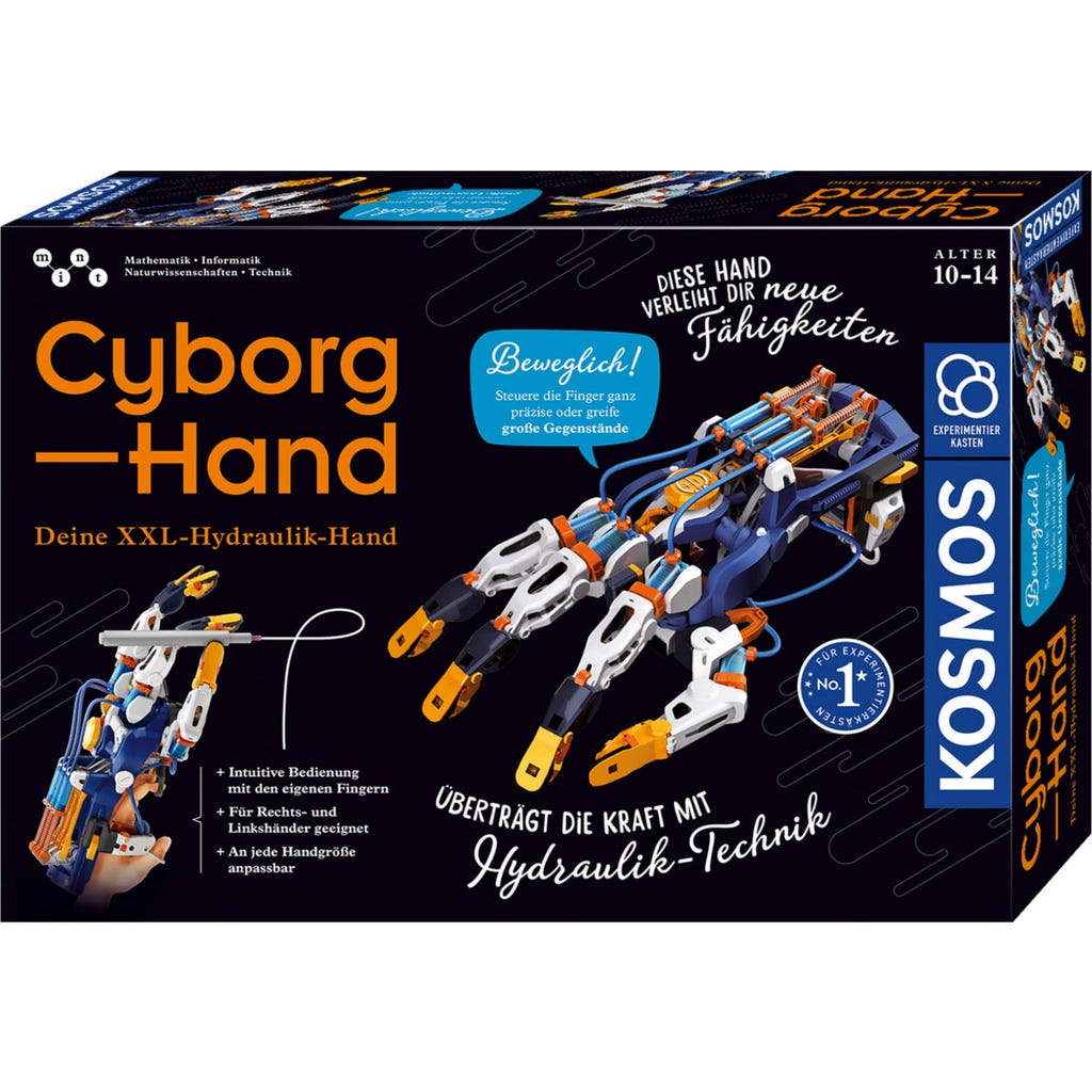 KOSMOS GERMAN - Cyborg Hand - Your XXL Hydraulic Hand - Playpolis