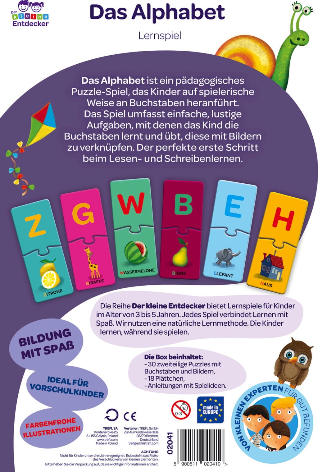 Spiel: Der kleine Entdecker - Das Alphabet - 1 Stk