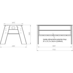 Exit Toys Aksent Hochbeet L - 1 Stk