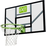 Galaxy Basketballbrett mit Ring und Netz - grün/schwarz