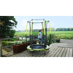 Tiggy junior Trampolin mit Sicherheitsnetz ø140cm - schwarz/grün