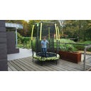 Tiggy junior Trampolin mit Sicherheitsnetz ø140cm - schwarz/grün