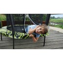 Tiggy junior Trampolin mit Sicherheitsnetz ø140cm - schwarz/grün