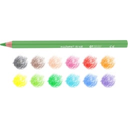 Carioca Tita Triangular Maxi Colored Pencils - 12 Stk