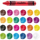 Carioca Wax Crayons - 12 Stk