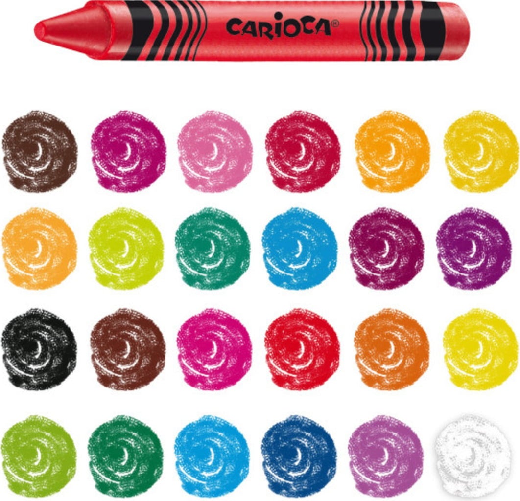 Carioca Pastelli Wax - 100 pz.