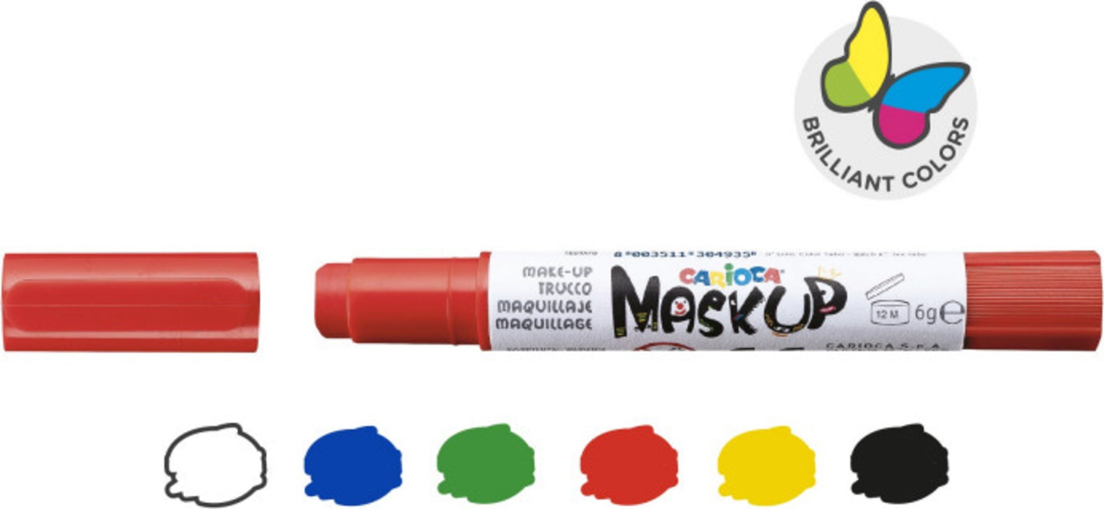 Carioca Mask Up Party Face Paint Stick