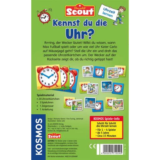 KOSMOS GERMAN - Scout - Kennst du die Uhr? - 1 item