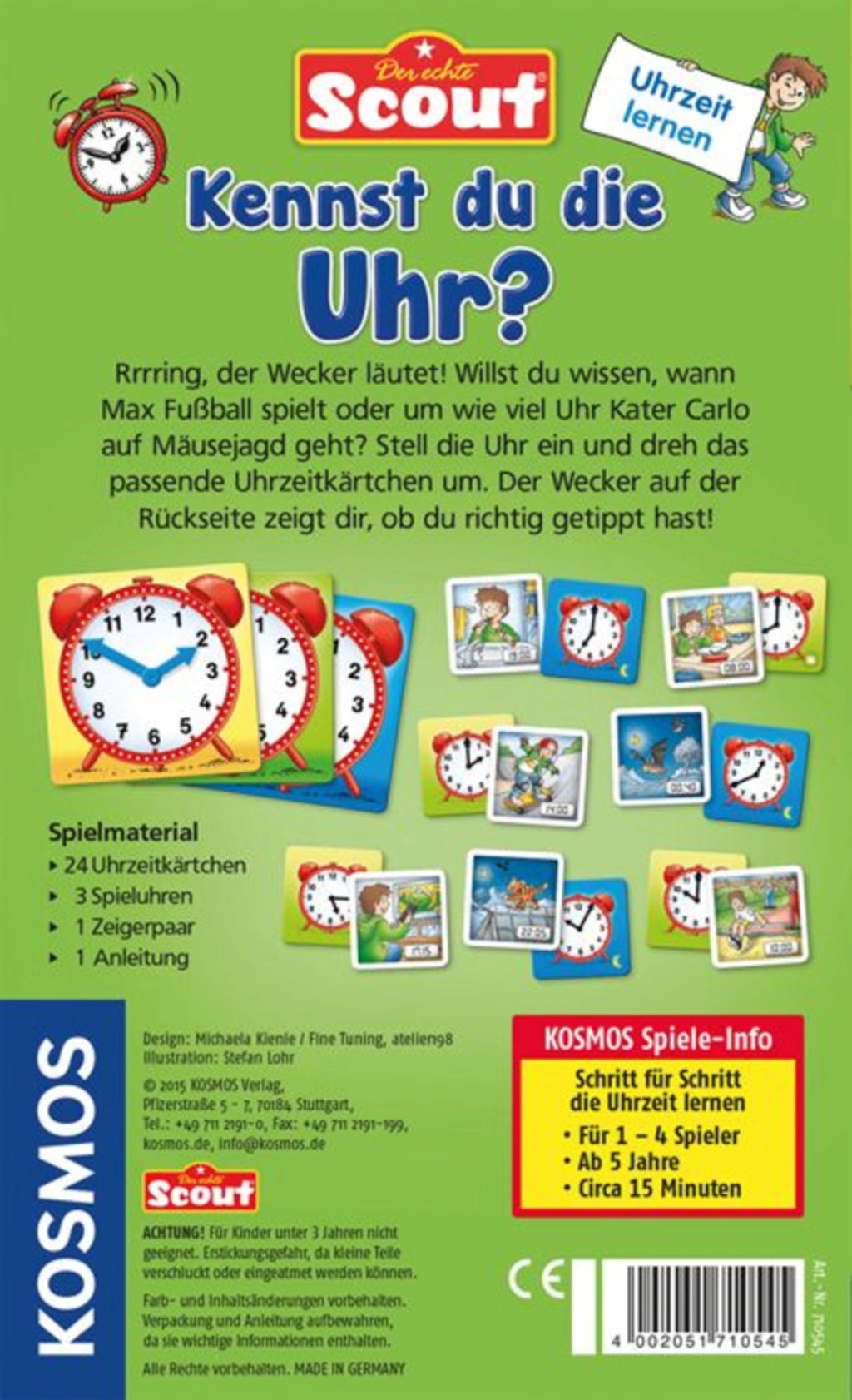 KOSMOS Scout - Kennst du die Uhr? (IN TEDESCO) - 1 pz.