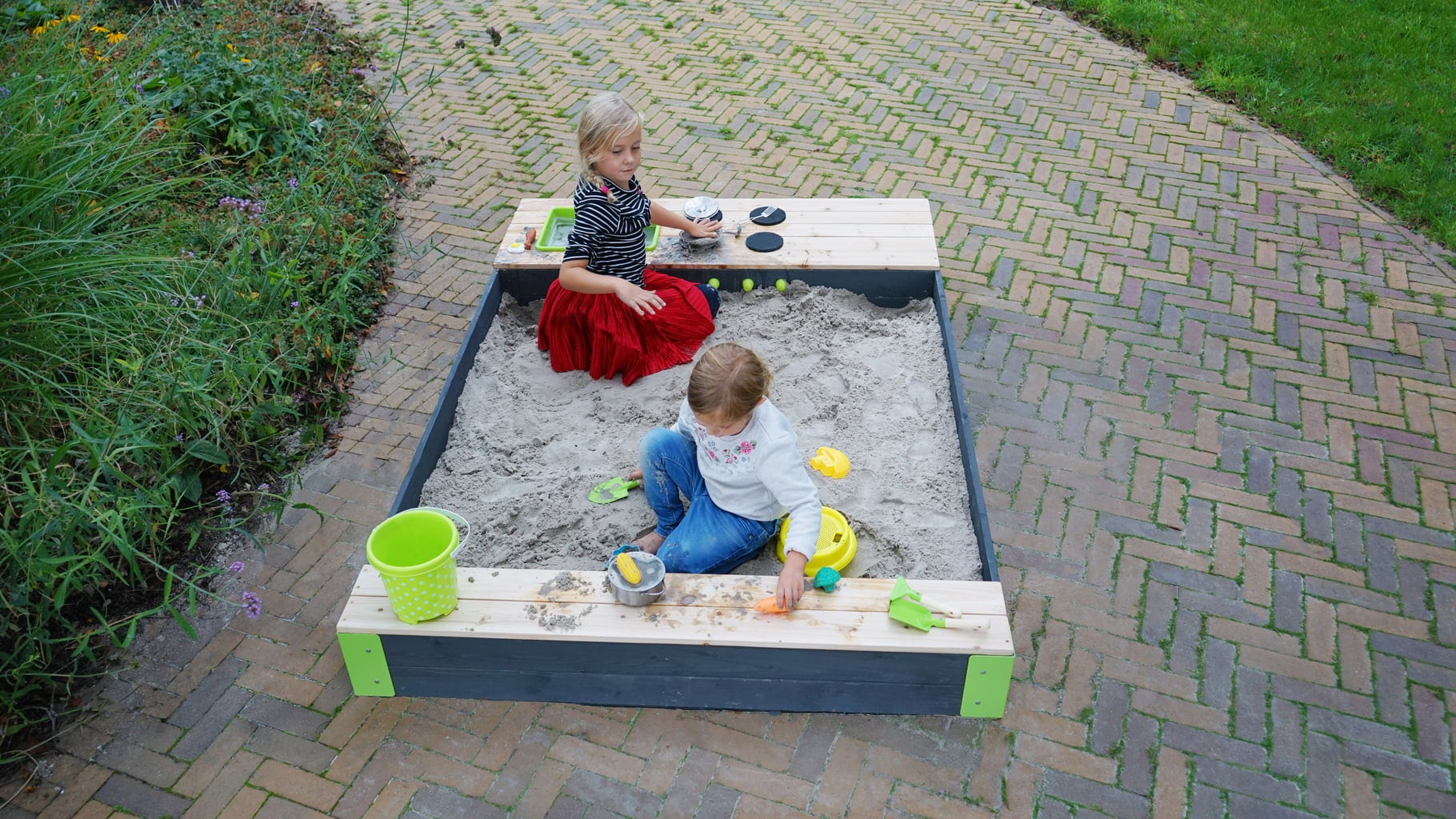 Exit Toys Aksent Holzsandkasten 200x140cm - 1 Stk