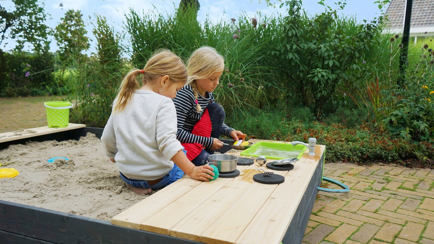 Exit Toys Aksent Holzsandkasten 200x140cm - 1 Stk