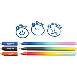 Carioca OOPS Easy Erasable Pens - 3 items