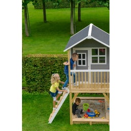 Exit Toys Loft 700 Holzspielhaus - grau