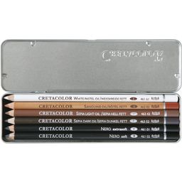 Cretacolor Oil Pencil Drawing Set - 1 set