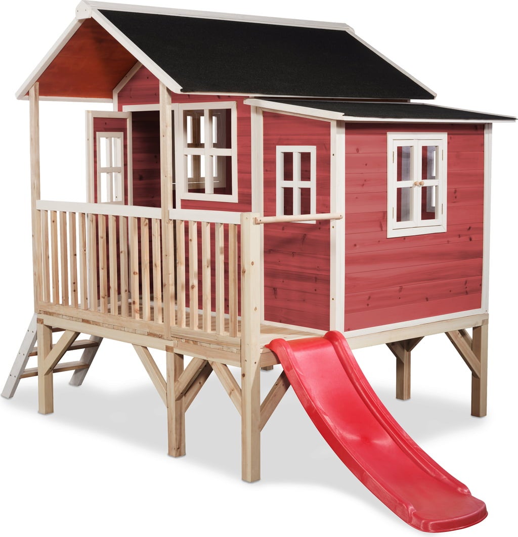 Exit Toys Loft 350 Holzspielhaus - rot