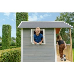 Exit Toys Loft 350 Holzspielhaus - grau