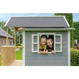 Exit Toys Loft 350 Holzspielhaus - grau