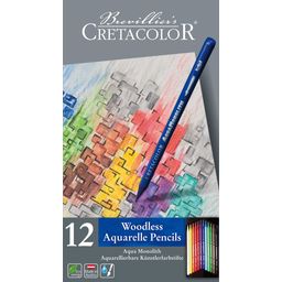 Cretacolor Aqua Woodless Aquarelle Pencils - 12 items