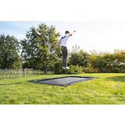 InTerra ebenerdige sports Trampolin 244x366cm - 1 Stk