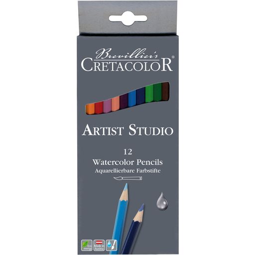 Cretacolor Artist Studio Watercolor Pencils - 12 pz.