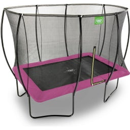 Exit Toys Silhouette Trampolin 244x366cm - rosa