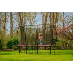 Exit Toys Silhouette Trampolin 244x366cm - rosa