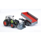 Bruder Claas Nectis 267 F with Tipping Trailer