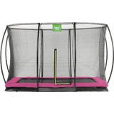 Silhouette Bodentrampolin 244x366cm mit Sicherheitsnetz